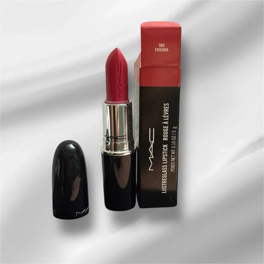 MAC Lustreglass Lipstick ~ 560 FRIENDA ~ Full Size New in box